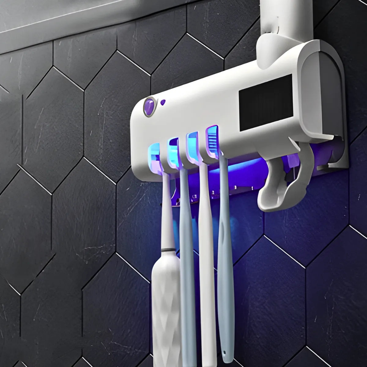 Suporte de Escova de dente com esterilizador