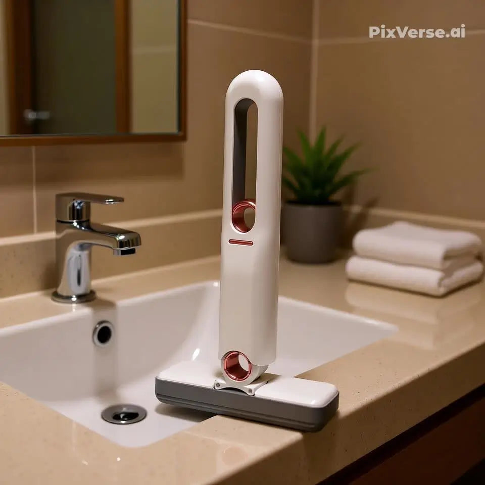 Mini Mop de Limpeza Portátil – Kit com 2 Unidades | Compacto, Durável e Ideal para Cantos Difíceis