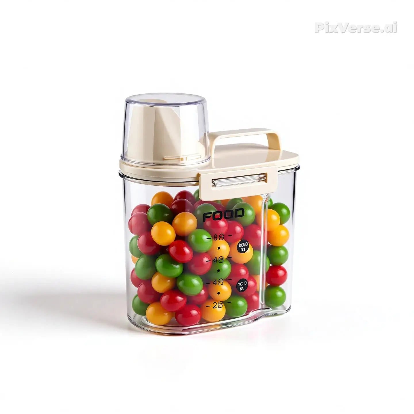 Pote Hermético Multiuso – com Copo Medidor e Bico Dosador