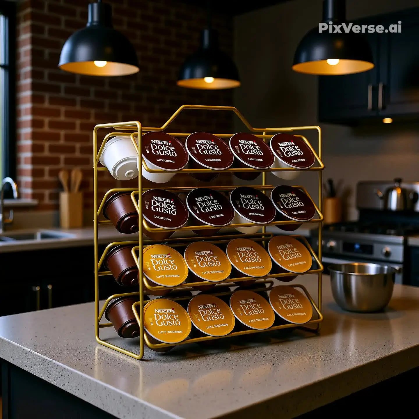 Suporte de Cápsulas de Café – Organização Elegante para Nespresso®, Dolce Gusto® e Três Corações