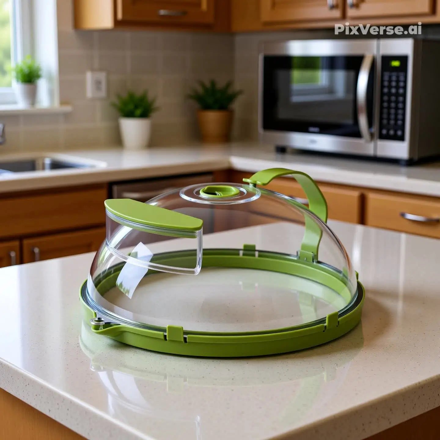 Tampa Protetora de Alimentos para Micro-ondas