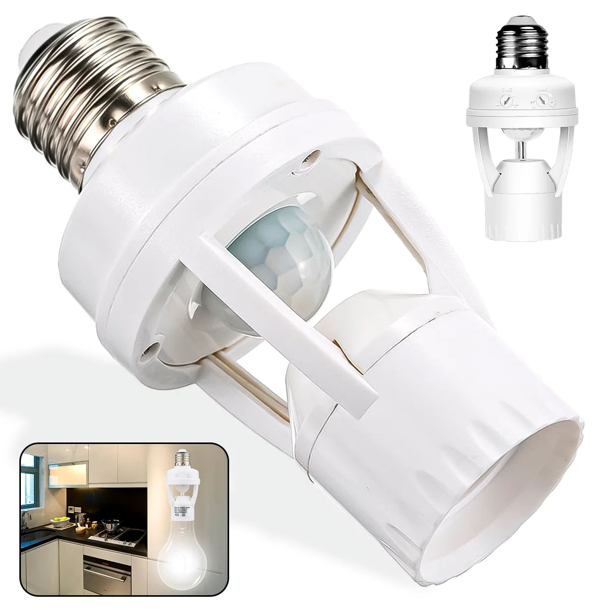 Sensor de Presença E27/Fotocelula