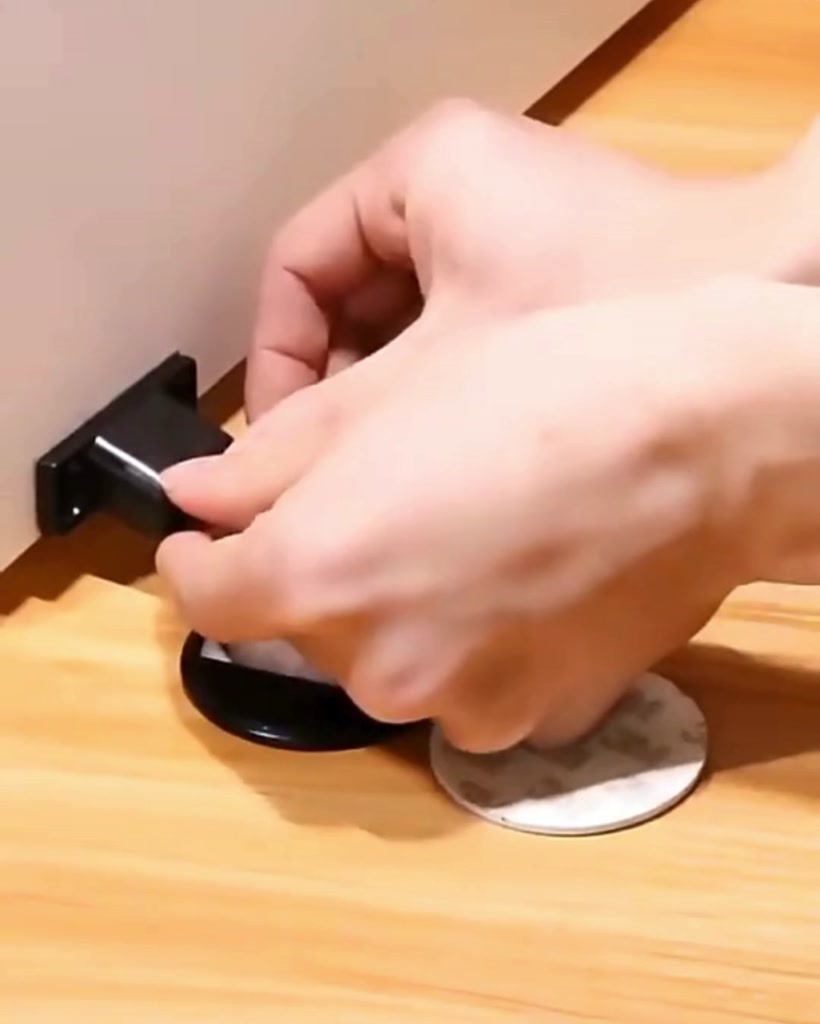 Kit 2 Prendedor Fixador Trava Porta Magnético Fixação Slim