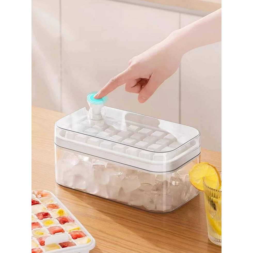 CAIXA FORMA FÁBRICA E ARMAZENAGEM DE GELO 32/64 CUBOS - A570