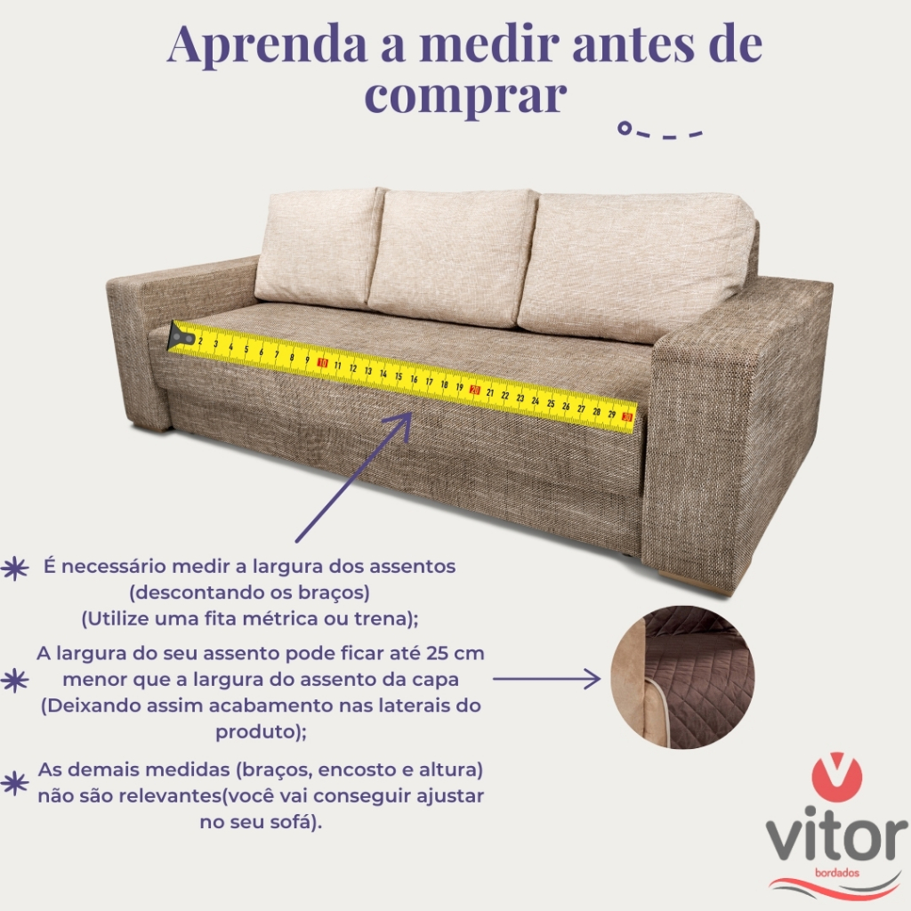 Protetor De Sofá Padrão Impermeável Dupla Face