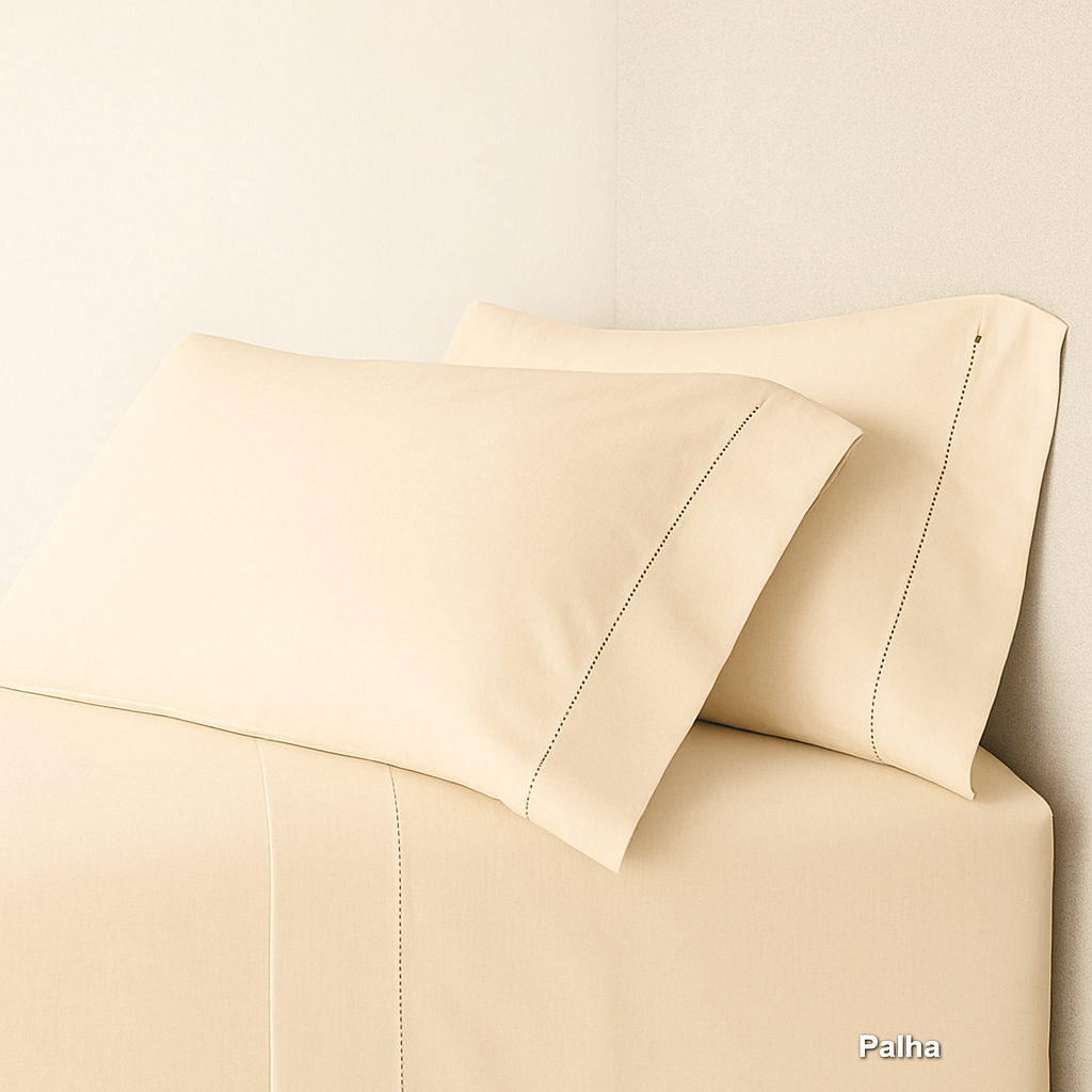 Kit com 10 Fronhas de travesseiro Percal fios macies e conforto