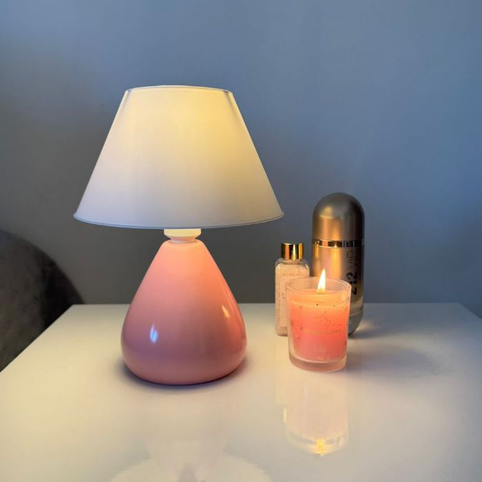 Abajur Luminaria de Ceramica Porcelana Bivolt