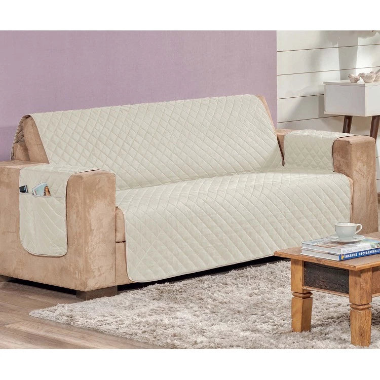 Protetor De Sofá Padrão Impermeável Dupla Face