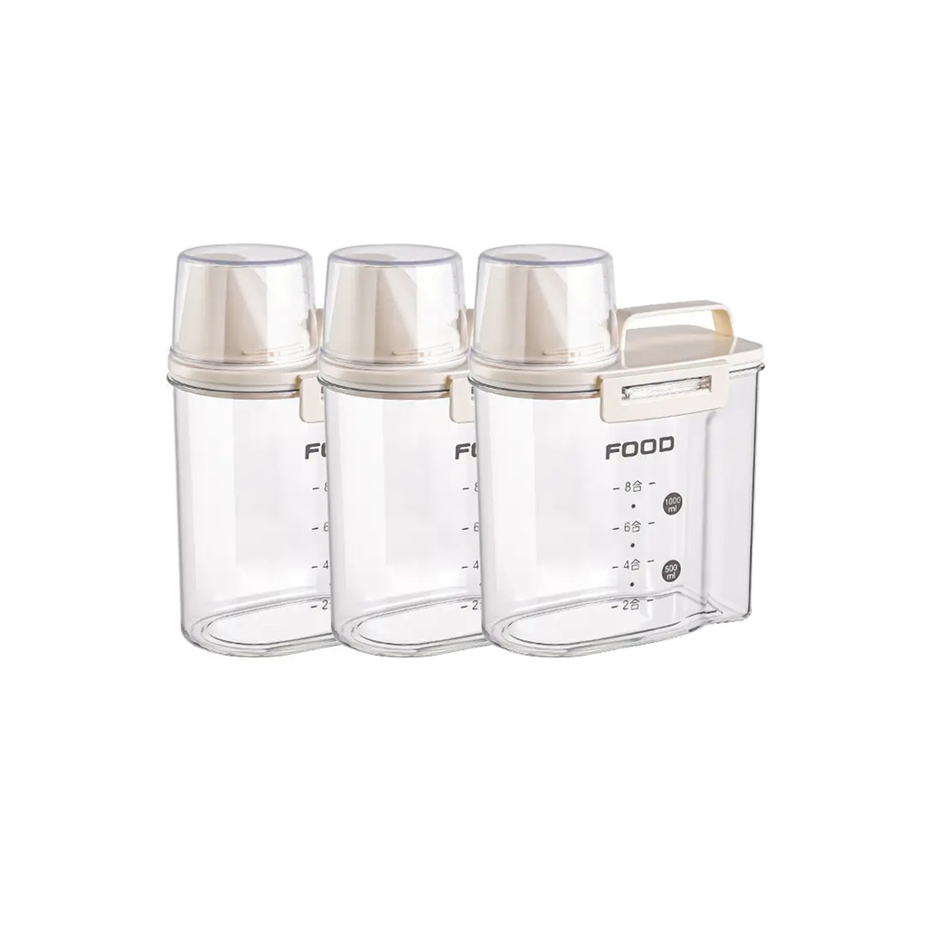 Pote Hermético Multiuso – com Copo Medidor e Bico Dosador