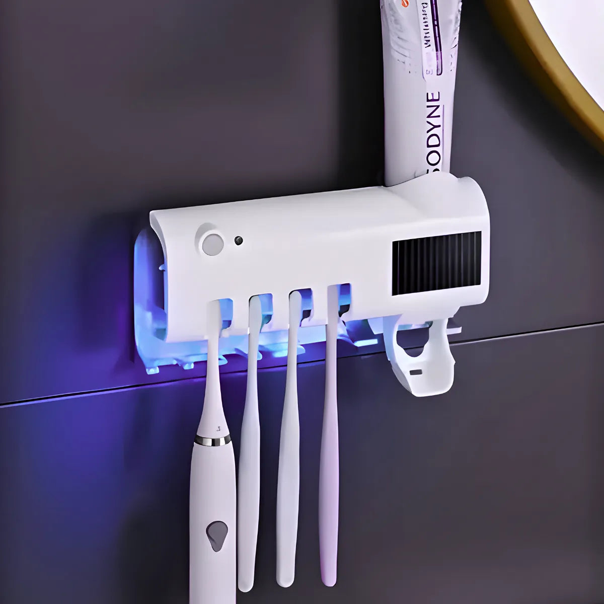 Suporte de Escova de dente com esterilizador