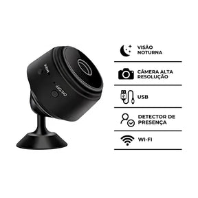 Mini  Câmera Espiâ A9 wifi com sensor e visao noturna