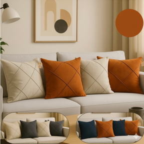 Almofadas de Suede Premium – Conforto, Elegância e Toque Aveludado para sua Sala