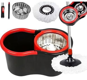 Mop Giratório Com Cesto Em Inox