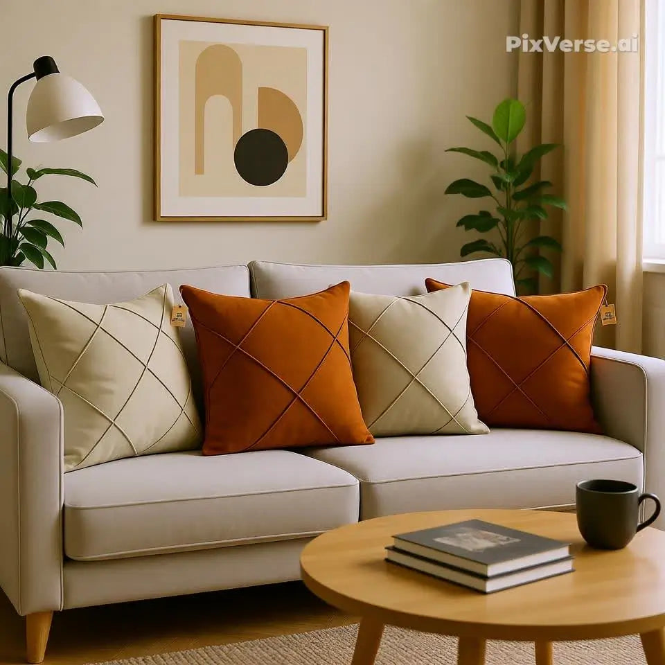 Almofadas de Suede Premium – Conforto, Elegância e Toque Aveludado para sua Sala