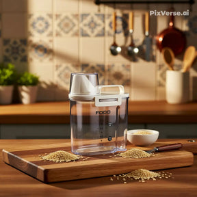 Pote Hermético Multiuso –  com Copo Medidor e Bico Dosador