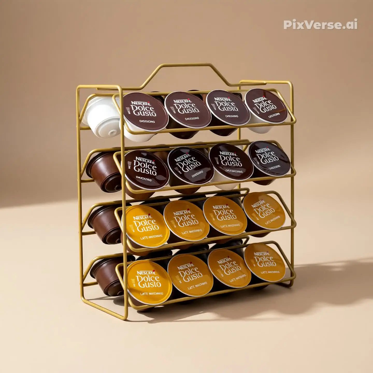 Suporte de Cápsulas de Café – Organização Elegante para Nespresso®, Dolce Gusto® e Três Corações