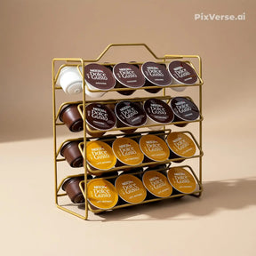 Suporte de Cápsulas de Café – Organização Elegante para Nespresso®, Dolce Gusto® e Três Corações