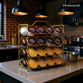 Suporte de Cápsulas de Café – Organização Elegante para Nespresso®, Dolce Gusto® e Três Corações