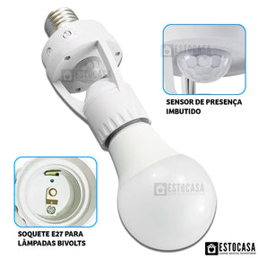 Sensor de Presença E27/Fotocelula