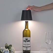 Lampada LED De Vinho Whisky Abajur de Garrafa Touch Decoração