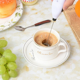 Mini Mixer Batedor De Bebidas Café Leite Ovos Clara Portátil Elétrico Inox Misturador Promoção