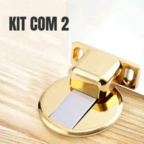 Kit 2 Prendedor Fixador Trava Porta Magnético Fixação Slim