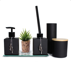 Kit banheiro decoração Lavabo Aromatizador De Ambiente Bandeja Conjunto LONDRES