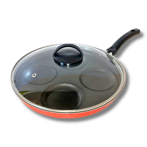 Frigideira 4 em 1 Multiuso com Tampa de Vidro