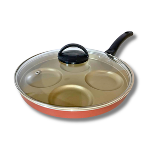 Frigideira 4 em 1 Multiuso com Tampa de Vidro