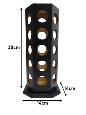 Torre Organizador Giratório p/30 Cápsulas Café Três 3 Corações