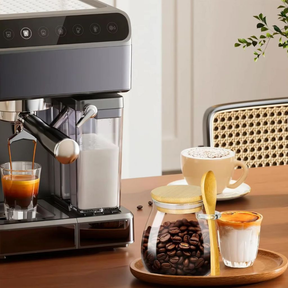 Kit 02 Pote De Vidro Oval 500ML 850ML 1100ML Tampa Bambu Hermético Com Colher SEM ADESIVO MIMI