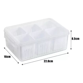 Kit 3 potes Organizadores Geladeira Organizador Alimentos Vegetais Cozinha Moderna LZ 123