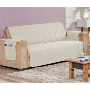 Protetor De Sofá Padrão   Impermeável Dupla Face